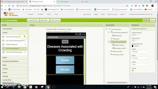 MIT App Inventor - Center Button
