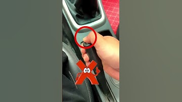 Many novices are pressing the button to apply the handbrake, which is a mistake #car #tips #driving