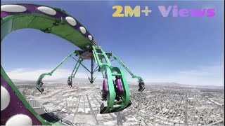 Stratosphere Extreme Thrill rides!! Las Vegas, Nevada, USA. VR 360° Video | 4K!