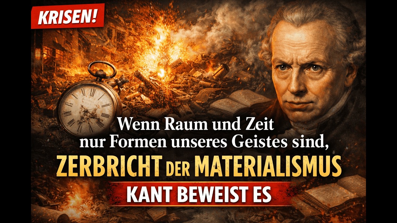 Wenn Raum und Zeit nur Formen unseres Geistes sind, zerbricht der Materialismus – Kant beweist es