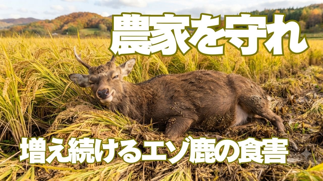 有害駆除対象鳥獣　エゾ鹿の角 複数セット エゾシカの有害駆除始めました エピソード8 @hitorist - YouTube