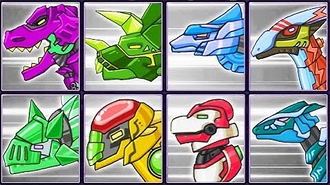 Dino Robot Corps Recolor #2: 8 Dinosaurs | Eftsei Gaming
