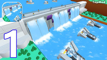 Dam Builder - Gameplay Walkthrough Part 1 Idle Dam Builder Tycoon - iOS, Android
