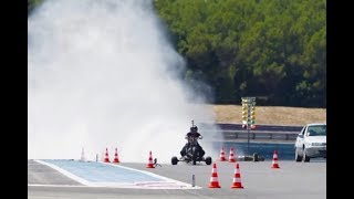 261 kph WATER ROCKET TRIKE ǀ 0-100 kph in 0.55 second (5.1g) ǀ Rider: François Gissy