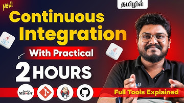 Continuous Integration Tools  ( Maven  & Jenkins & GIT &  GITHUB  ) |  in தமிழ்