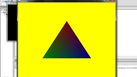 Open GL C++ Games Development Tutorials 2 | Create Basic Shapes Triangle