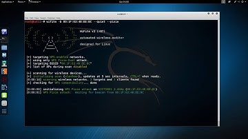 Cracking WPS with wifite on Kali Linux 2 0