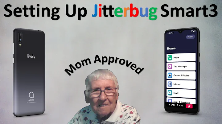 Steg för steg: Sätt upp Jitterbug Smart 3-telefonen med mamma