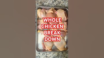 Breaking Down a Whole Chicken | Step-By-Step Tutorial!