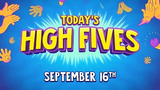 High Fives September 16 Cbc Kids