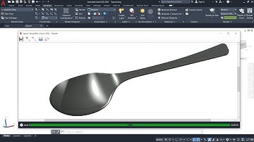 How to make spoon on AutoCAD | Design a spoon on AutoCAD