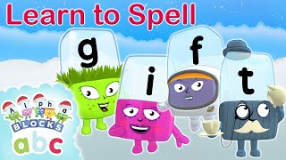 @officialalphablocks - Can you Spell G-I-F-T? 🎁 | Learn to Spell | Phonics