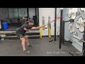 Band lat stretch  activation