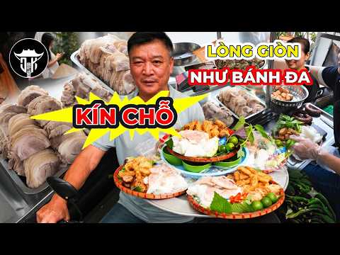 BÚN ĐẬU LÒNG GIÒN Đông nghịt | Tròn Mắt nhìn BÚN ĐẬU BAY giờ cao điểm