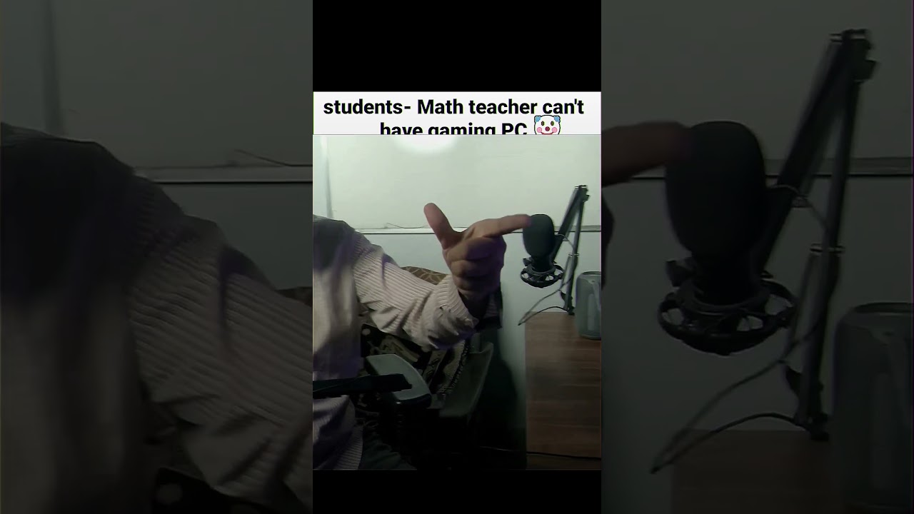 Maths teacher gaming setup #shorts