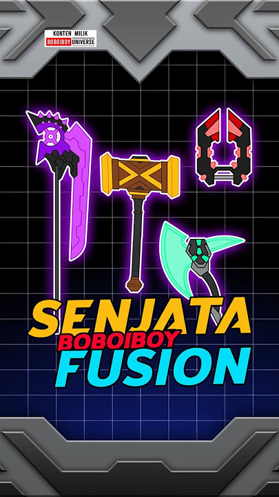 Senjata Boboiboy Fusion  #boboiboy #ejenali #shorts #youtubeshorts #fyp