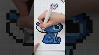 How to draw pixel Stitch #shorts