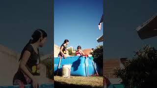 Hoy Enla Pileta De Mi Amiga Bahiana Y En Su Casa