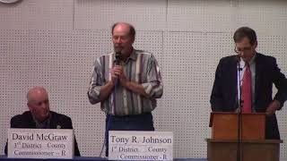 Question 1, County Candidates, Candidates Forum - April 25, 2018