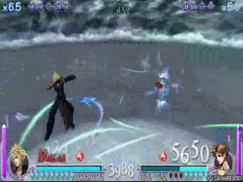 DISSIDIA FINAL FANTASY 対人戦　クラウドVSバッツ