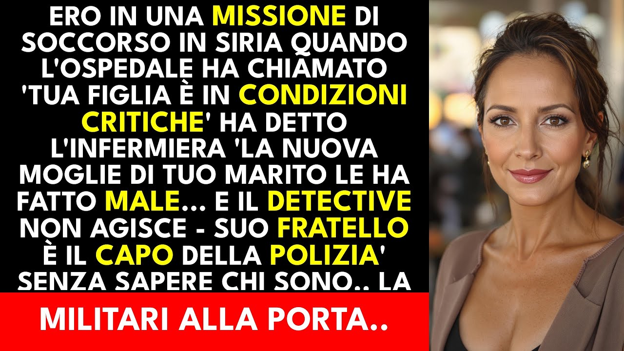 Ero in MISSIONE SEGRETA in SIRIA quando l’ospedale chiamò: ‘Tua FIGLIA è in condizioni critiche…’