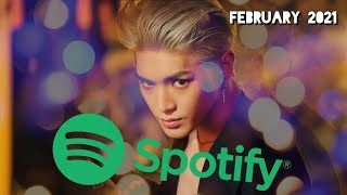 MY TOP 50 MOST PLAYED KPOP SONGS ON SPOTIFY (FEBRUARY 2021) - how to check my top albums spotify