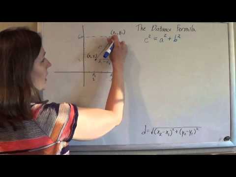 Proving the distance formula with Pythagorean theorem