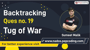 Minimum Subset Sum Difference Explained | Tug Of War | Recursion and Backtracking in JAVA