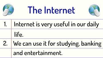 The Internet Essay 10 Lines || Internet Essay in English