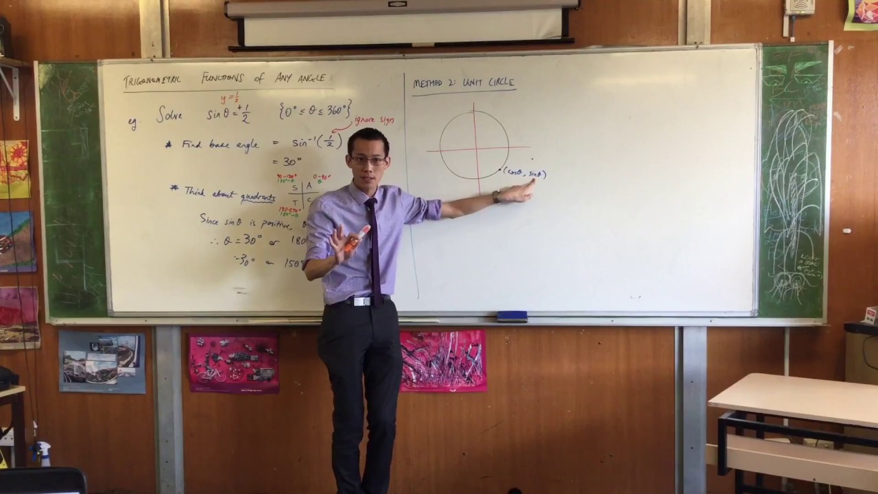 Solving Trigonometric Equations (3 of 5: Using the unit circle) - YouTube