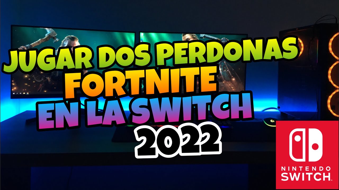 👉 Como JUGAR DOS PERSONAS en FORTNITE Nintendo SWITCH 🔥 [DOS PANTALLAS
