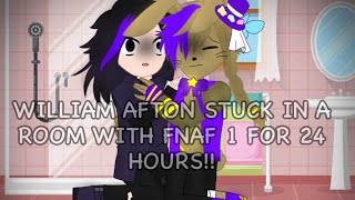 WILLIAM AFTON STUCK IN A ROOM WITH FNAF 1 FOR 24 HOURS [AU] PART 2 REMAKE (OLD AND CRINGE)