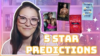 5 Star Predictions ⭐️ // romance books I think Ill love