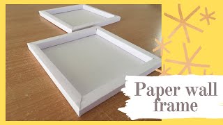 Paper frame 3D DIY | Paper frame tutorial | Shadow box diy screenshot 5