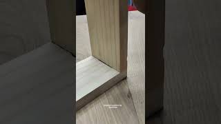 Carpenter skill set the angle of wood joints #woodworking #boxjoint #joinery #carpentry