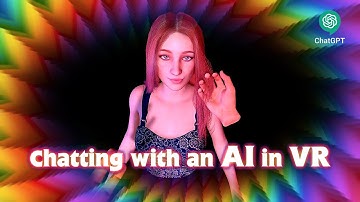 Chatting with an AI in VR