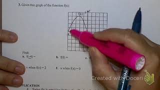 Function Notation 8/15/19