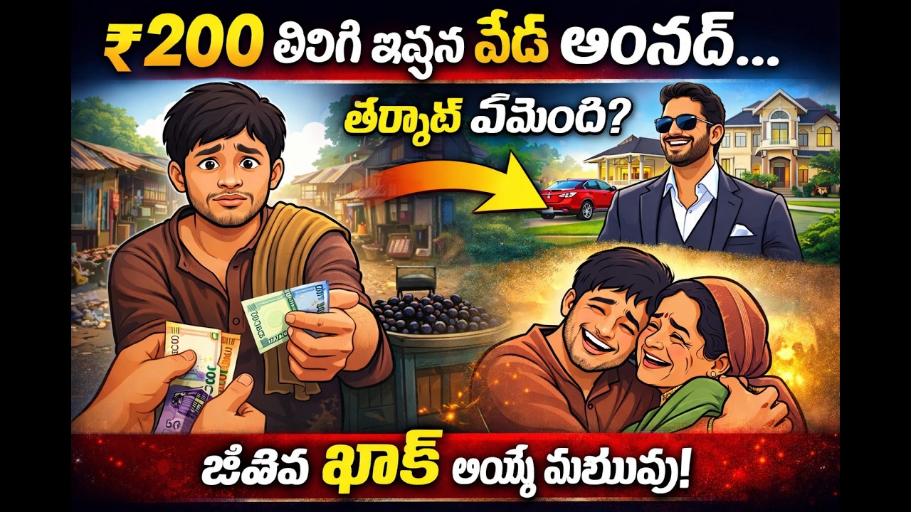 ₹200 తిరిగి ఇచ్చిన పేద ఆనంద్… తరువాత అతని జీవితంలో జరిగినది షాక్ చేస్తుంది! | Telugu Moral Story