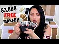 FREE $3,000 MAKEUP UNBOXING HAUL!