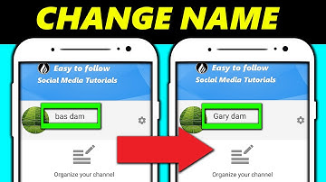 How to Change Channel Name on YouTube! IOS & Android 2025