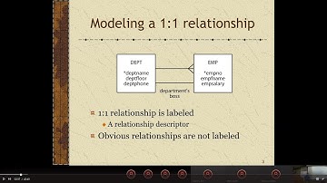 BIS 3753 - Chapter 6: One-to-One and Recursive Relationships