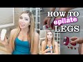 Epilator Tips: How To Epilate Legs