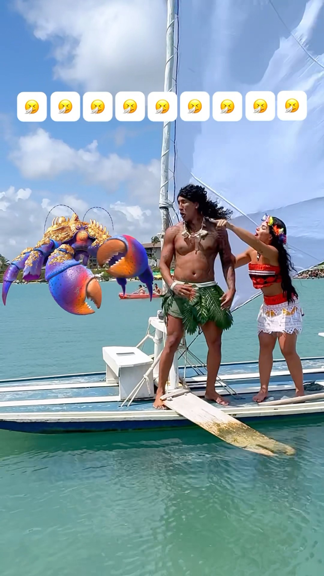 Qual nome desse INIMIGO DO MAUI?​⁠@mayca.brasil #trend #challenge #moana #maui #funny #short
