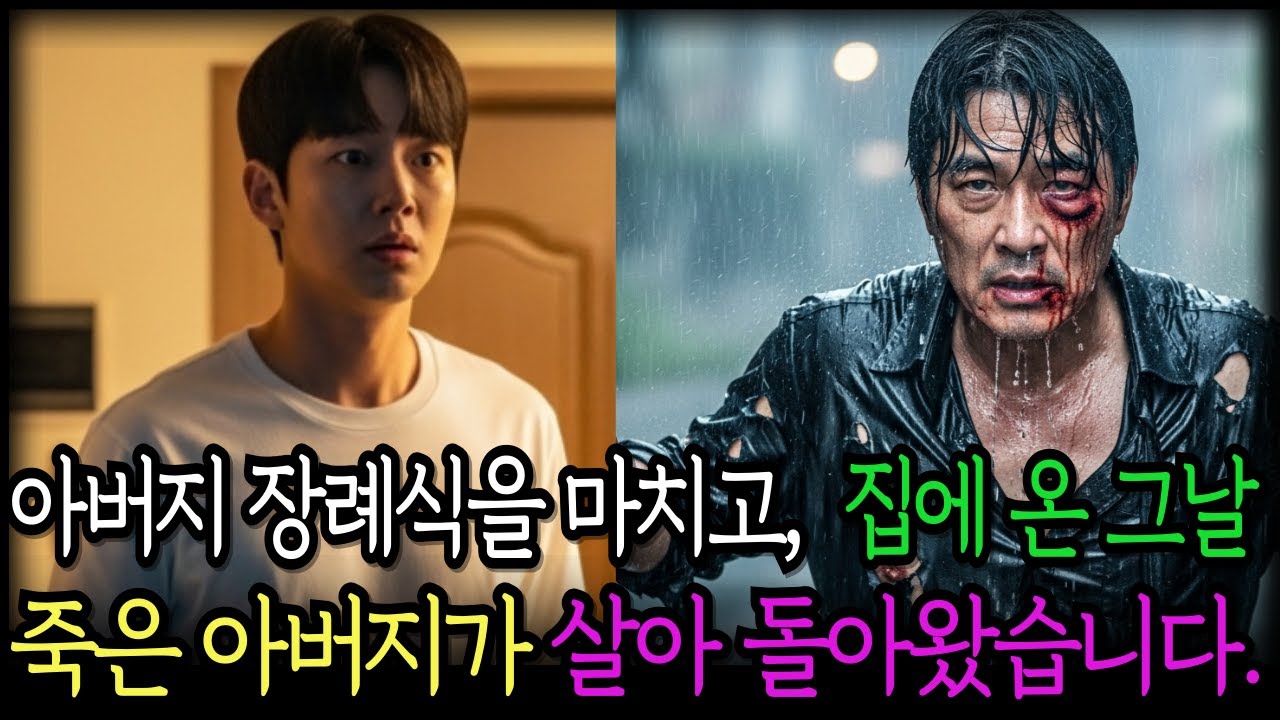아버지의 장례식을 마치고 돌아온 그날, 죽은 아버지가 초인종을 눌렀습니다.