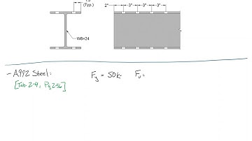 CE 414 Lecture 07:  Analysis of Tension Members, Example 1 (2024.01.24)
