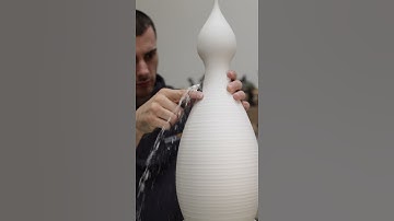 Satisfying Pottery Video - Trimming A Vase - Matt Horne Pottery #shorts