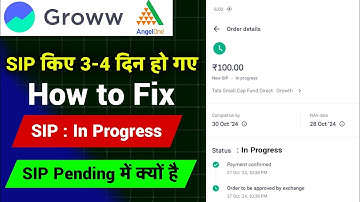 Sip in progress showing groww app | Groww app sip in progress | Groww sip is not happening