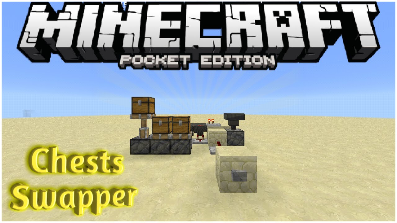 CHEST SWAPPER IN MCPE !! Chest Swapper w/ TFlip Flop Tutorial