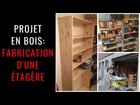 Vidéo: Étagère en bois DIY (photo)