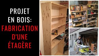 Comment fabriquer une étagère toute simple  Projet en bois !